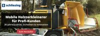 Schliesing – mobile Holzzerkleinerer für Profi-Kunden